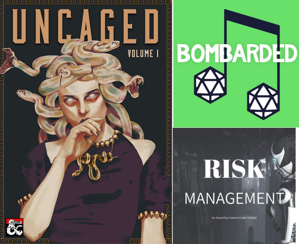 BomBARDed, Risk Management RPG, Lynne M Meyer, All Star,  podcast, Halloween, Halloween 2019, #OpenTheDungeon, Penance RPG, tabletop, gaming