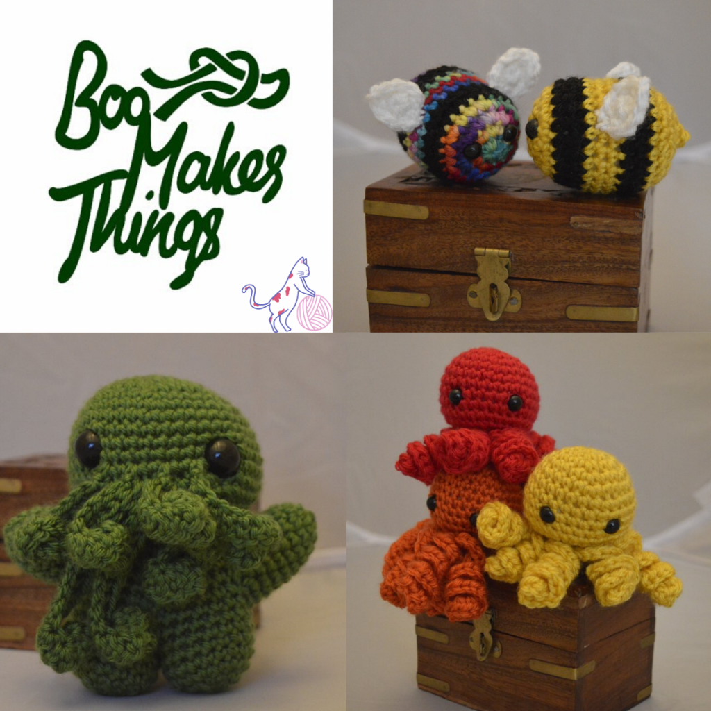 Boo Makes Things, crochet, cute, sponsor, animals, Ramblecast, gaming